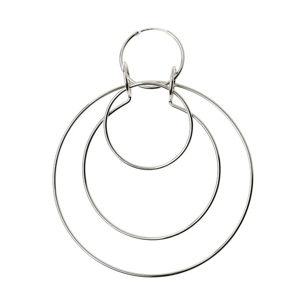 henrik vibskov Anna 3-in-1 Hoop Large - Sterling Silver
