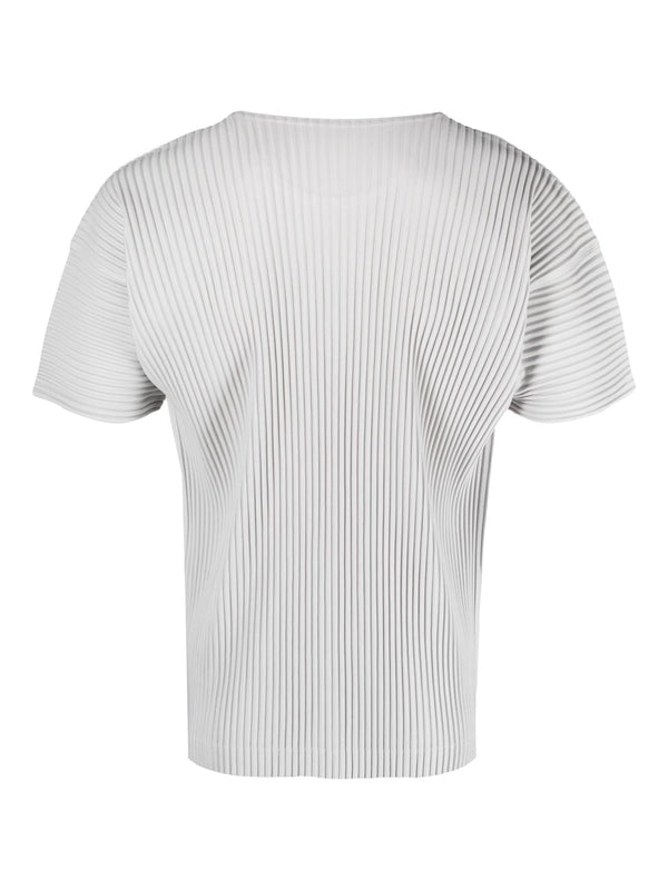 Henrik Vibskov AW23 Drop 2 Pleated Short Sleeve Shirt - Light Gray