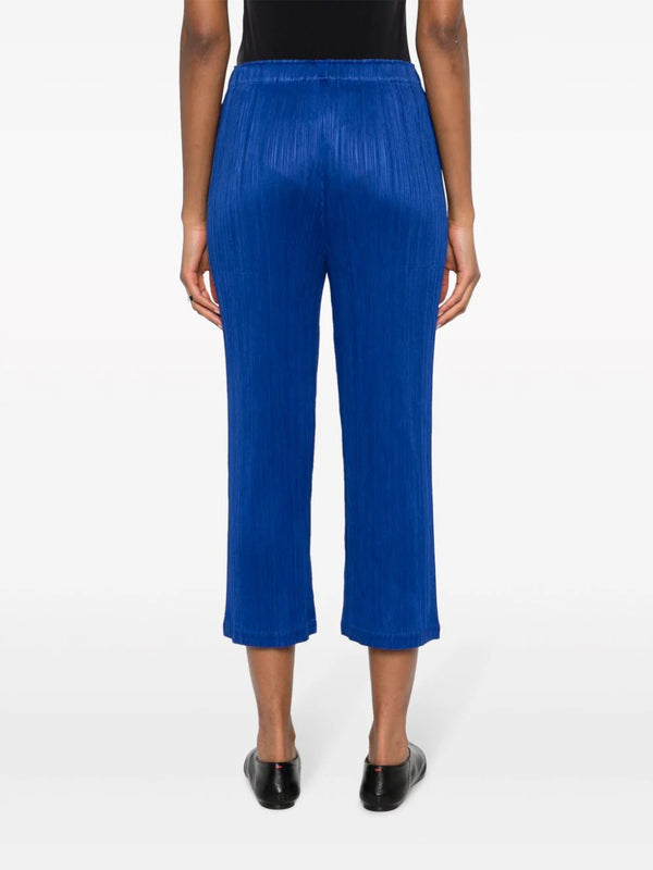 Henrik Vibskov AW23 Pleated Straight Pants - Deep Blue