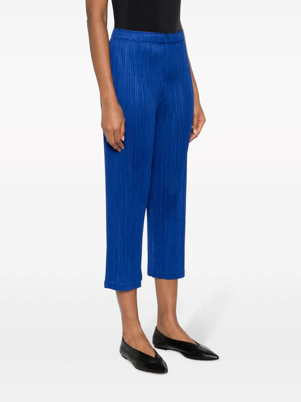 Henrik Vibskov AW23 Pleated Straight Pants - Deep Blue