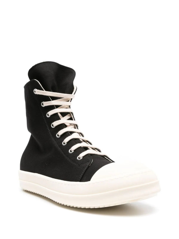 Henrik Vibskov AW24 Denim High Sneakers - Black/Milk/Milk
