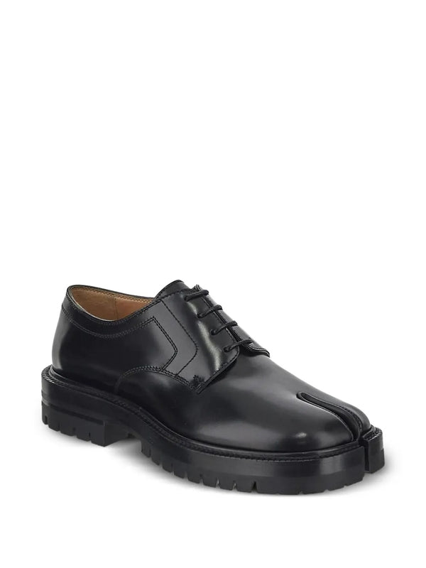 Henrik Vibskov AW25 Womens Tabi County Lace Up - Patent Black