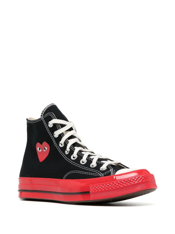 Henrik Vibskov Converse High 'Chuck Taylor' Sneaker Red Sole - Black