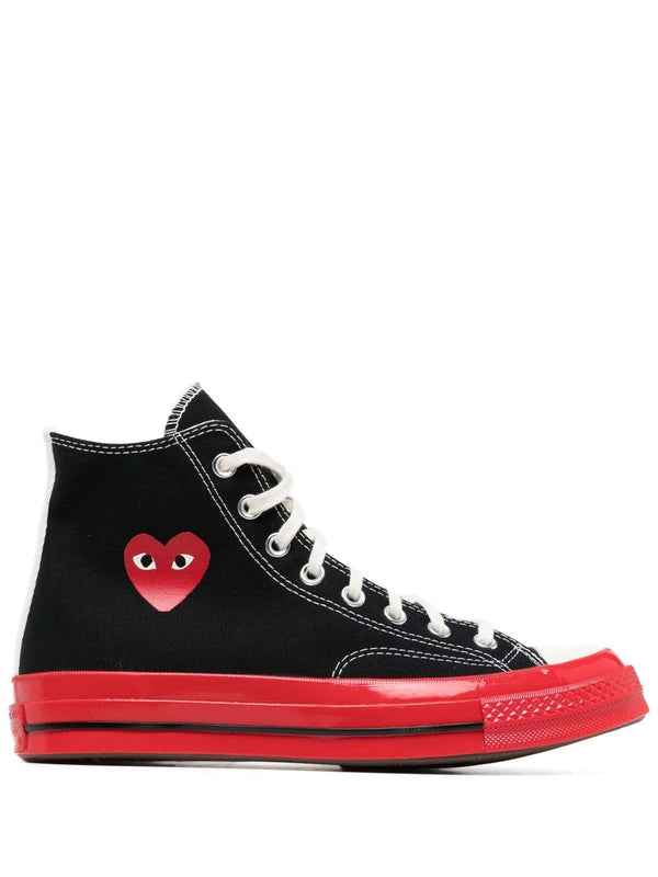 henrik vibskov Converse High 'Chuck Taylor' Sneaker Red Sole - Black