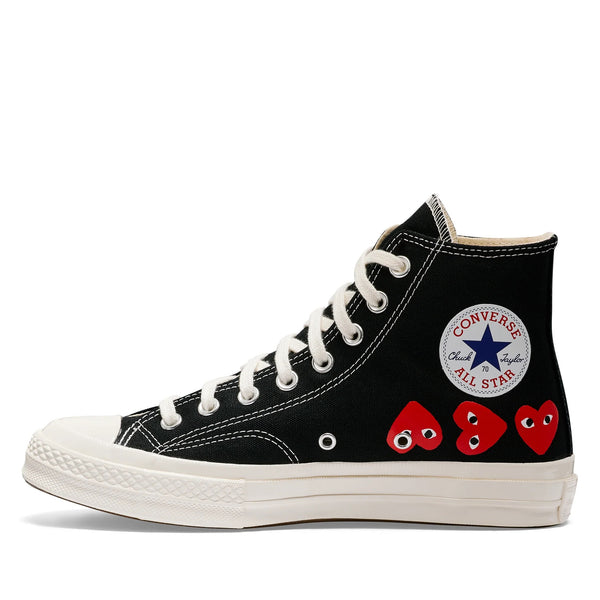 Henrik Vibskov Converse High 'Chuck Taylor' Sneakers Multi Heart - Black
