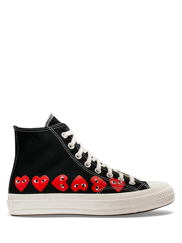 henrik vibskov Converse High 'Chuck Taylor' Sneakers Multi Heart - Black