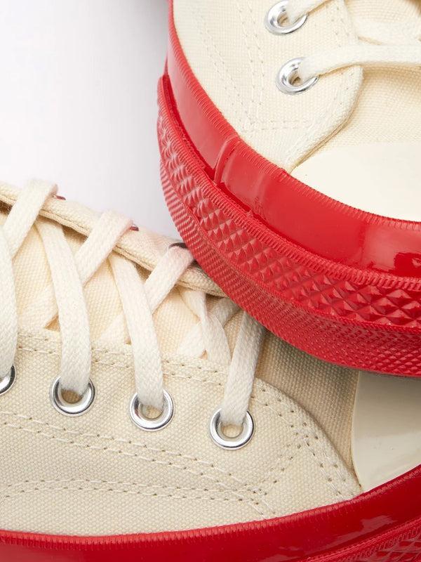Henrik Vibskov Converse Low 'Chuck Taylor' Sneaker Red Sole - White