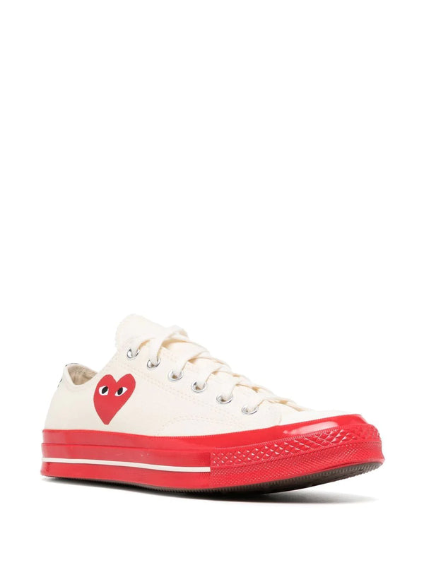 Henrik Vibskov Converse Low 'Chuck Taylor' Sneaker Red Sole - White