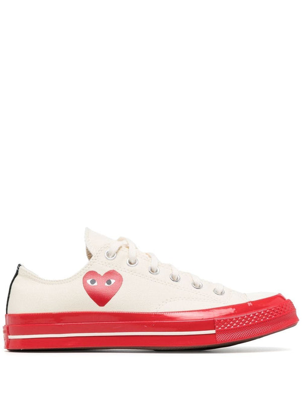 henrik vibskov Converse Low 'Chuck Taylor' Sneaker Red Sole - White