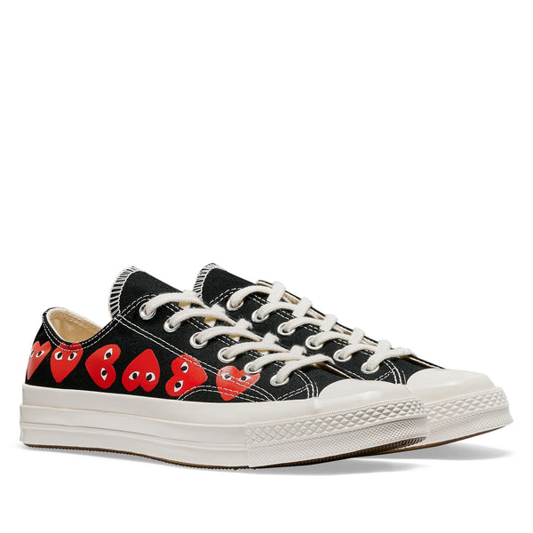 Henrik Vibskov Converse Low 'Chuck Taylor' Sneakers Multi Heart - Black