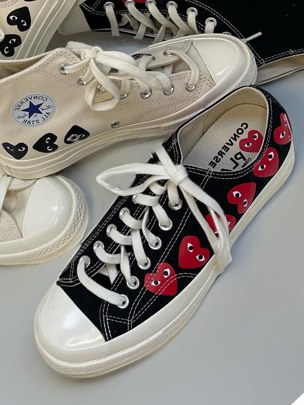 Henrik Vibskov Converse Low 'Chuck Taylor' Sneakers Multi Heart - Black