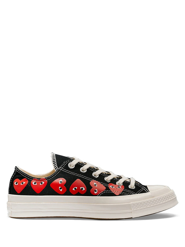 henrik vibskov Converse Low 'Chuck Taylor' Sneakers Multi Heart - Black