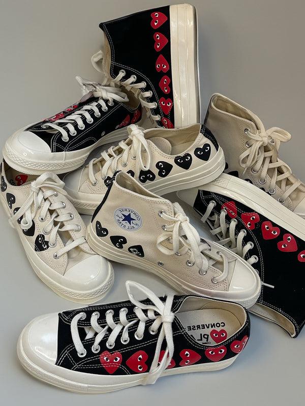 Henrik Vibskov Converse Low 'Chuck Taylor' Sneakers Multi Heart - White