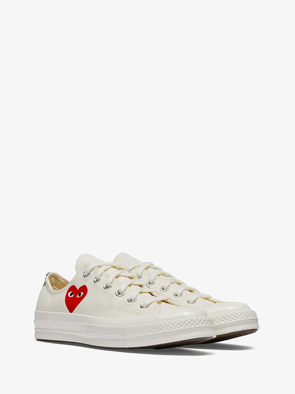 Henrik Vibskov Converse Low 'Chuck Taylor' Sneakers Small Heart - White