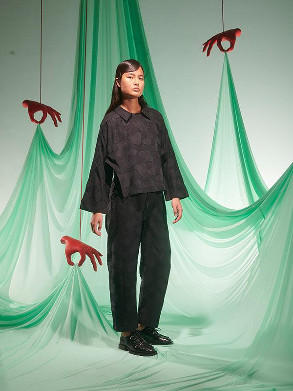 Henrik Vibskov Disassemble Blouse - Black Octopus Dancers