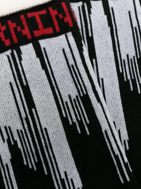 Henrik Vibskov Dripping Love Socks Femme - Red Love Burning