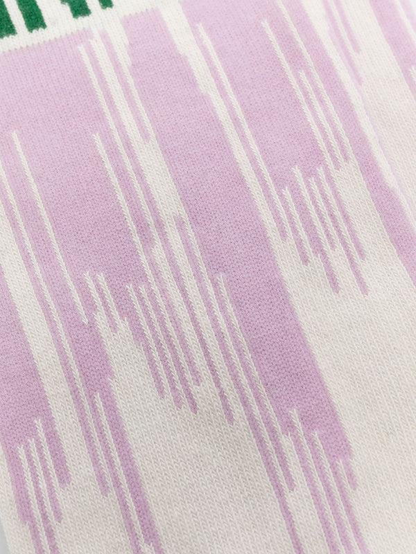 Henrik Vibskov Dripping Love Socks Homme - Purple Love Burning