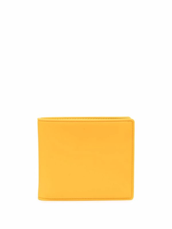 Henrik Vibskov Four-Stitch Logo Bi-Fold Wallet - Yellow