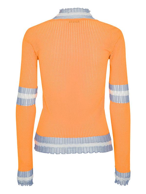 Henrik Vibskov Ajour Turtleneck - Orange Ajour