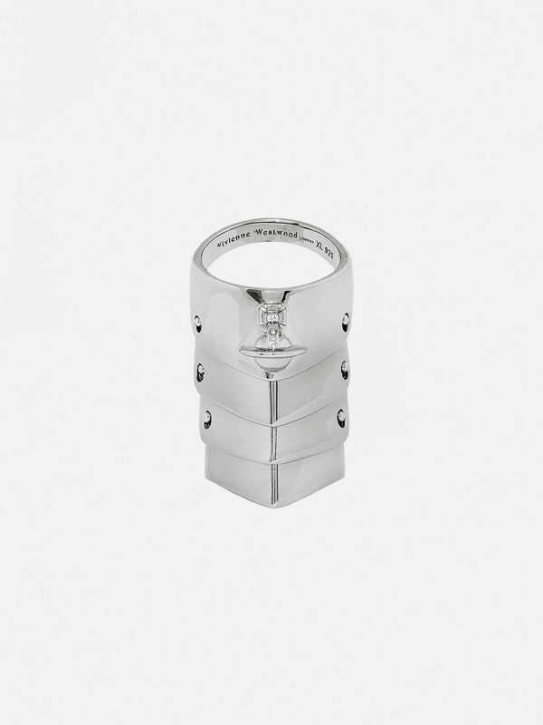 Henrik Vibskov Armour Ring - Platinum