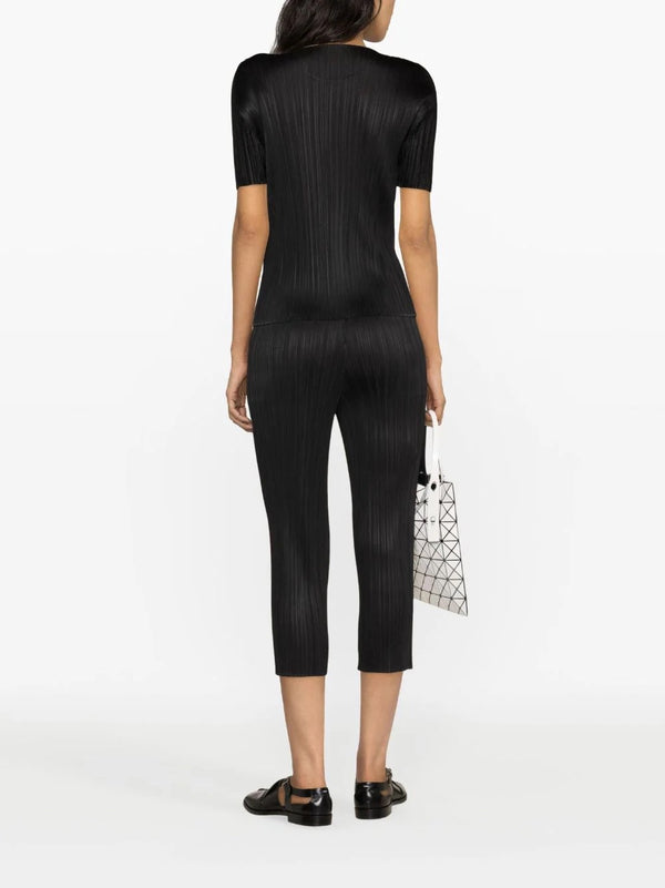 Henrik Vibskov AW23 Pleated Cropped Pants - Black