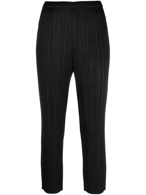 henrik vibskov AW23 Pleated Cropped Pants - Black