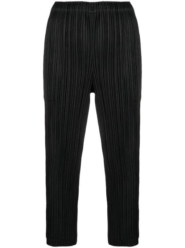 henrik vibskov AW23 Pleated Straight Pants - Black