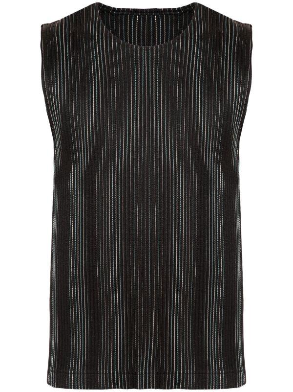 henrik vibskov AW23 Pleated Vest - Brown