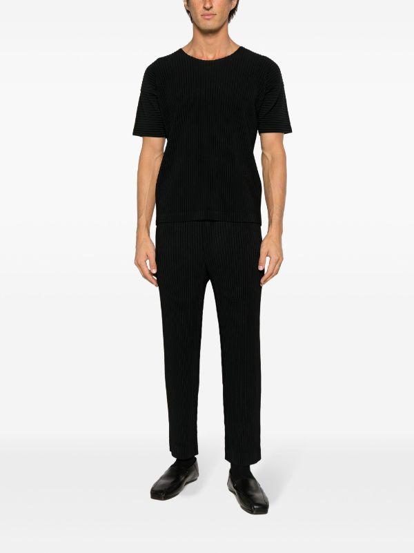 Henrik Vibskov AW23 Slim Fit Pleated Pants - Black