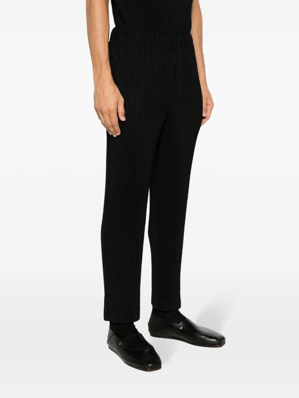 Henrik Vibskov AW23 Slim Fit Pleated Pants - Black