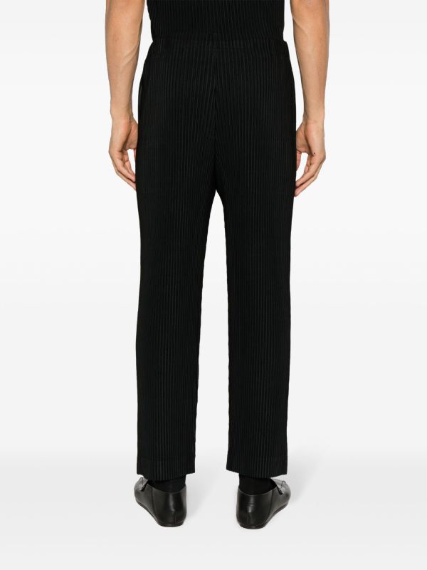 Henrik Vibskov AW23 Slim Fit Pleated Pants - Black