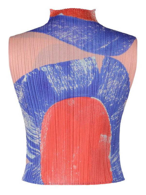 Henrik Vibskov Backlight Mock Neck Top - Red