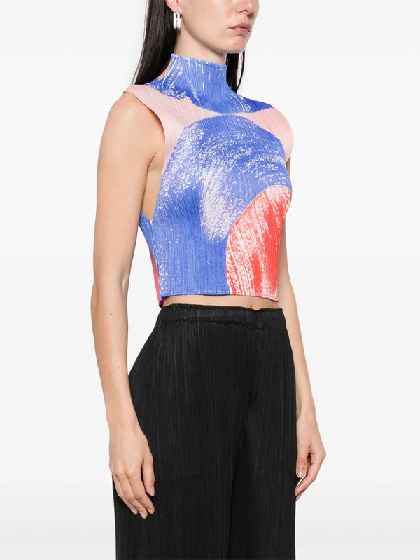 Henrik Vibskov Backlight Mock Neck Top - Red