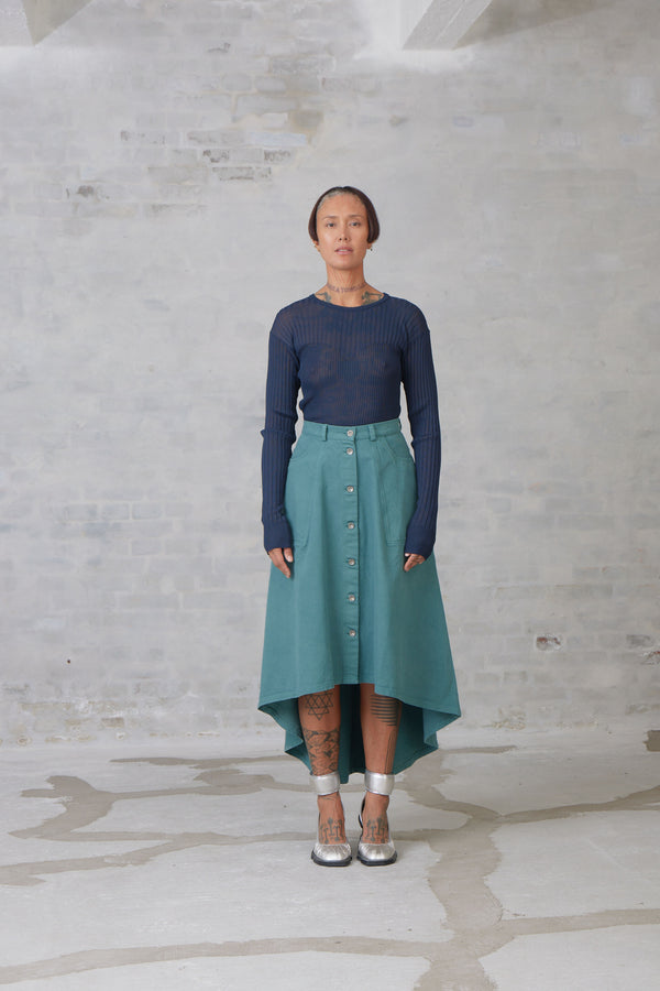 Henrik Vibskov Bell Knit Blouse - Navy