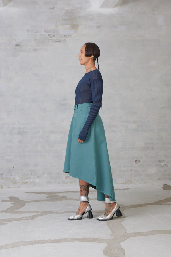 Henrik Vibskov Bell Knit Blouse - Navy