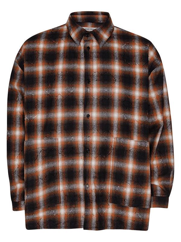 henrik vibskov Big Shirt - Black Red Punch Checks