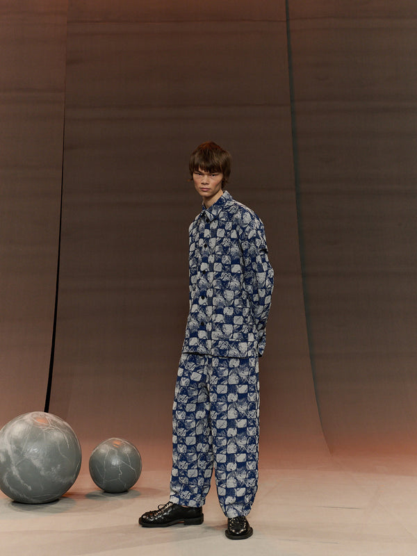 Henrik Vibskov Big Shirt - Footprints