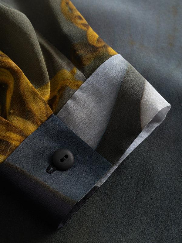 Henrik Vibskov Big Shirt - Print F White Roses