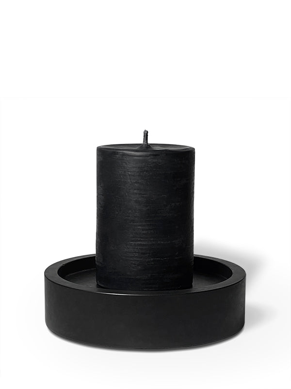 henrik vibskov Blackout Candle and Candle Plate