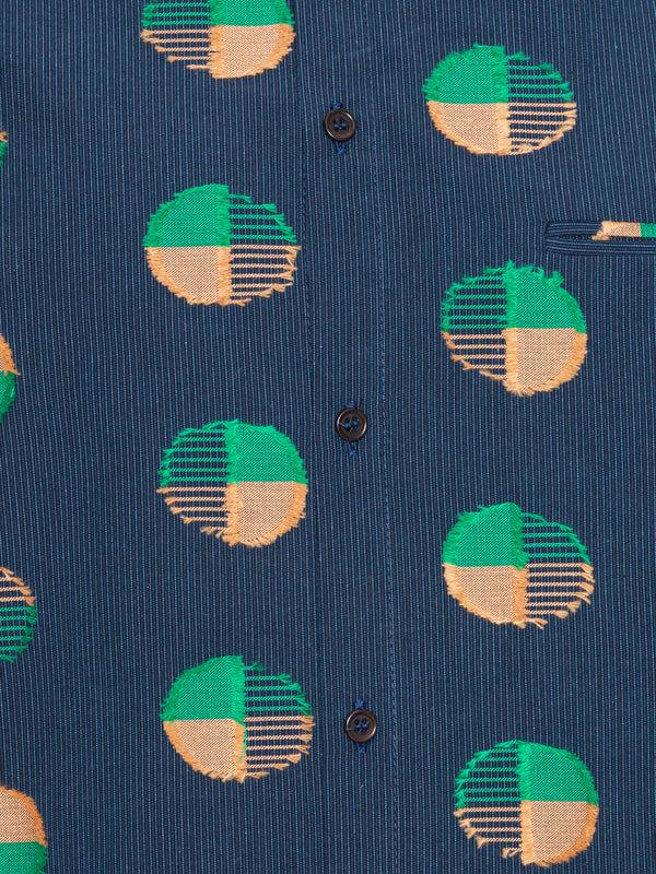 Henrik Vibskov Blou Shirt - Dots Coupé