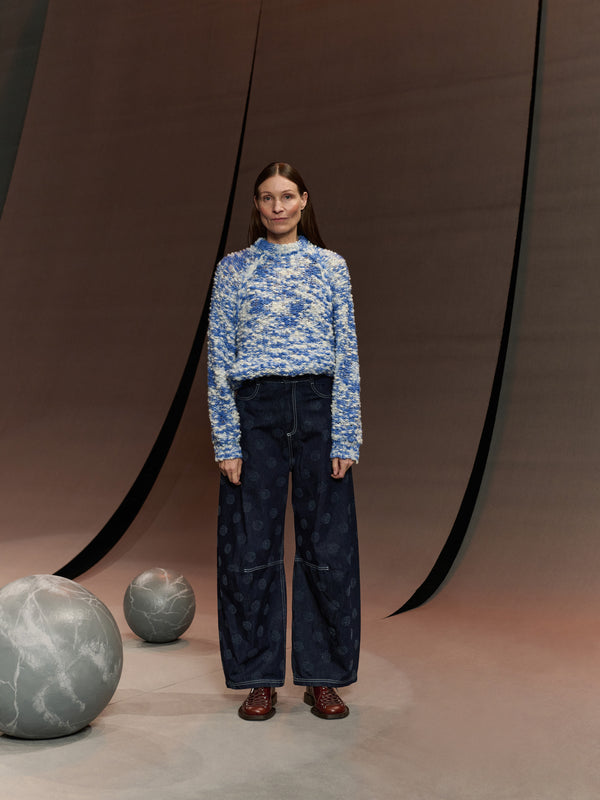 Henrik Vibskov Bongo Sweater - Blue Bongo