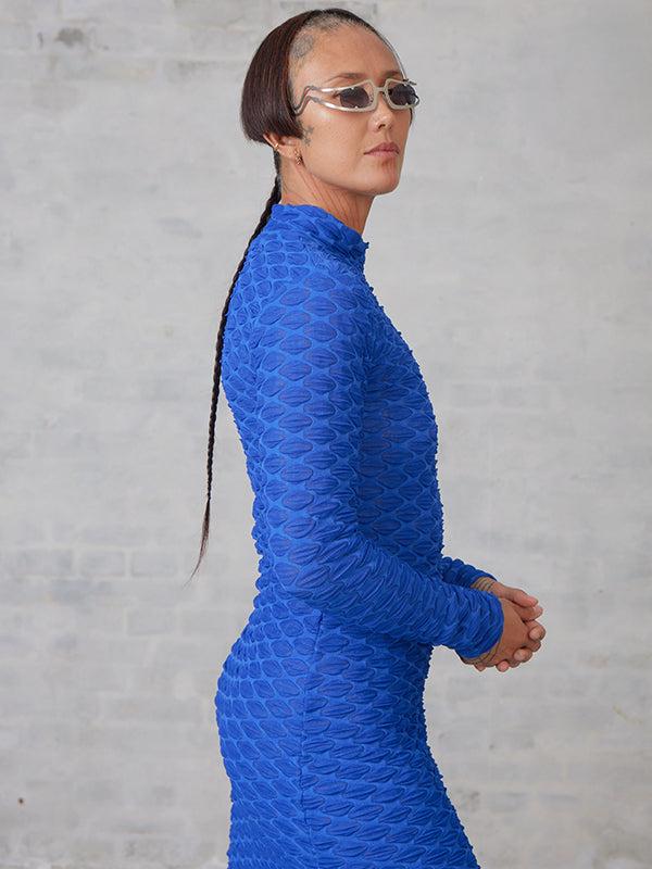 Henrik Vibskov Bubble Wrap Dress - Web Blue