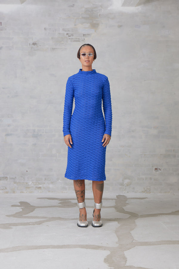 Henrik Vibskov Bubble Wrap Dress - Web Blue