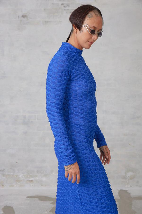 Henrik Vibskov Bubble Wrap Dress - Web Blue