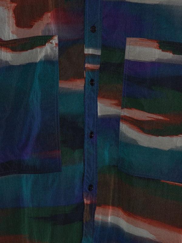 Henrik Vibskov Cast Shirt - Green Cosmic