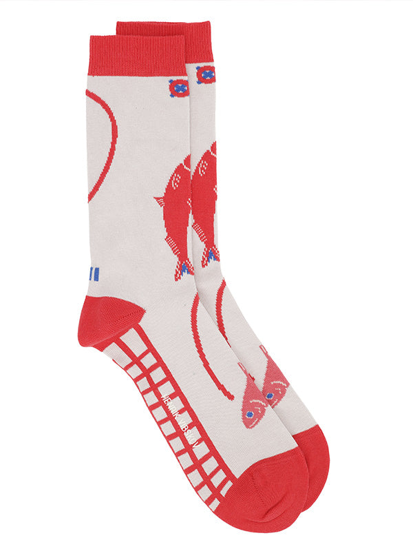 henrik vibskov Catch Match Socks - Catch Grey