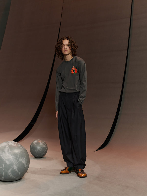 Henrik Vibskov Claus Pant - Tropical Navy