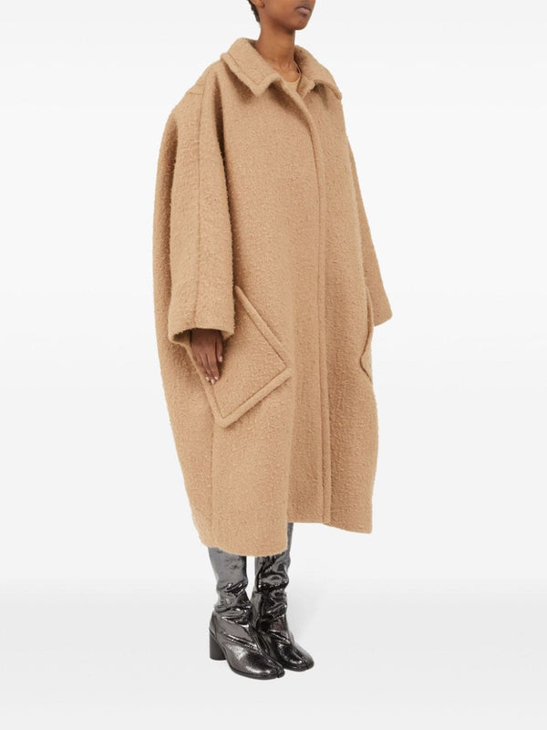 Henrik Vibskov Cocoon Wool Coat - Biscuit