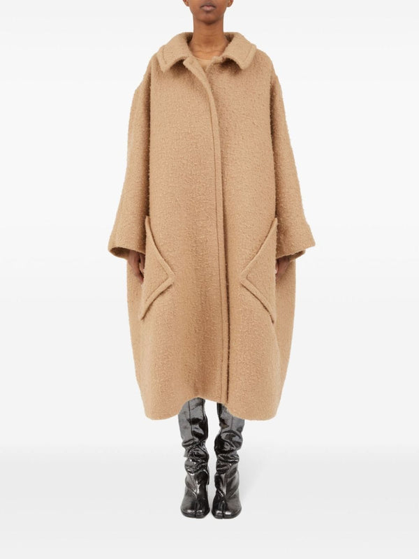Henrik Vibskov Cocoon Wool Coat - Biscuit