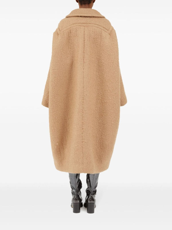 Henrik Vibskov Cocoon Wool Coat - Biscuit